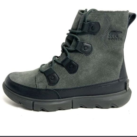 Sorel Dark Gray Suede Lace-Up Boots main image 4